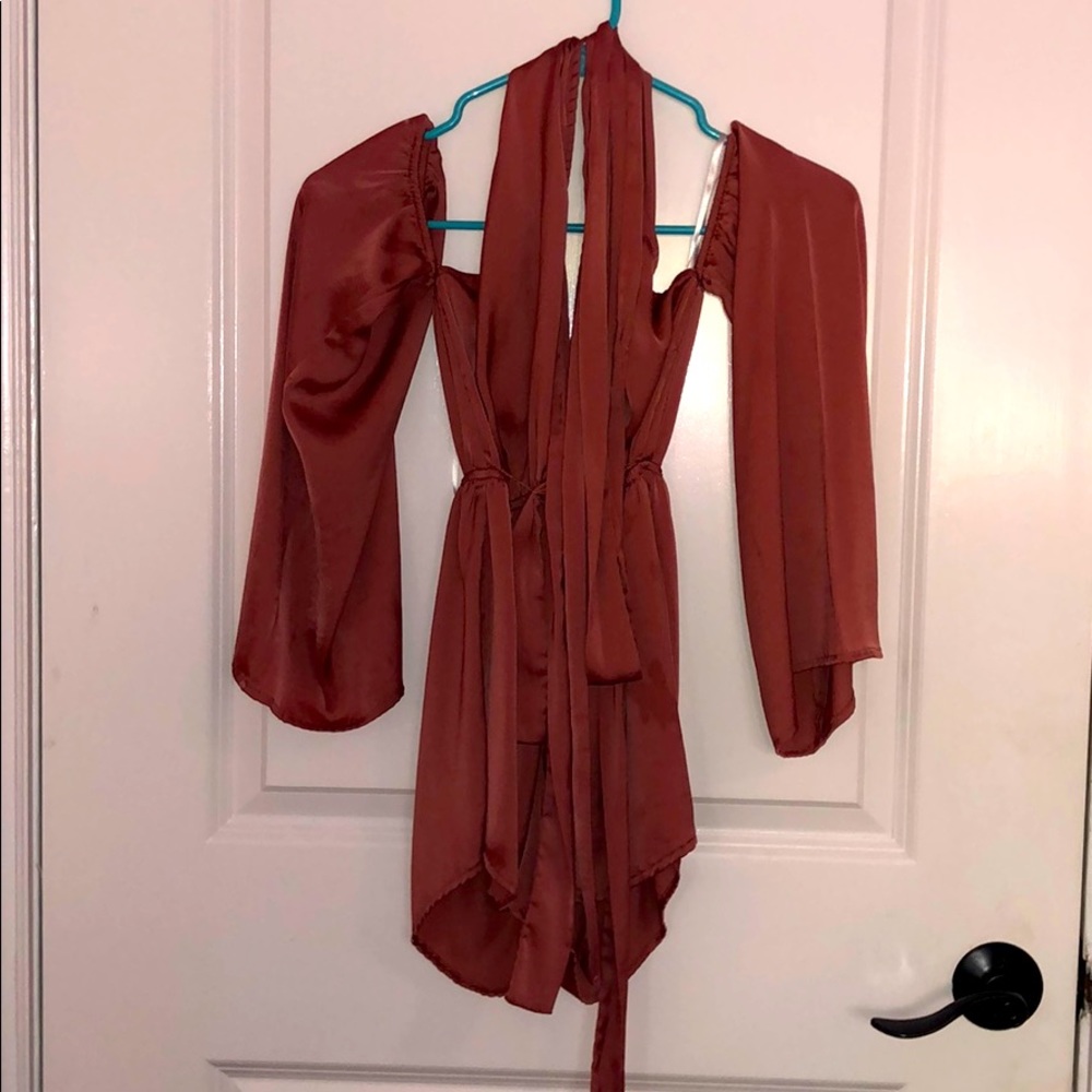 Forever 21 Satin Romper